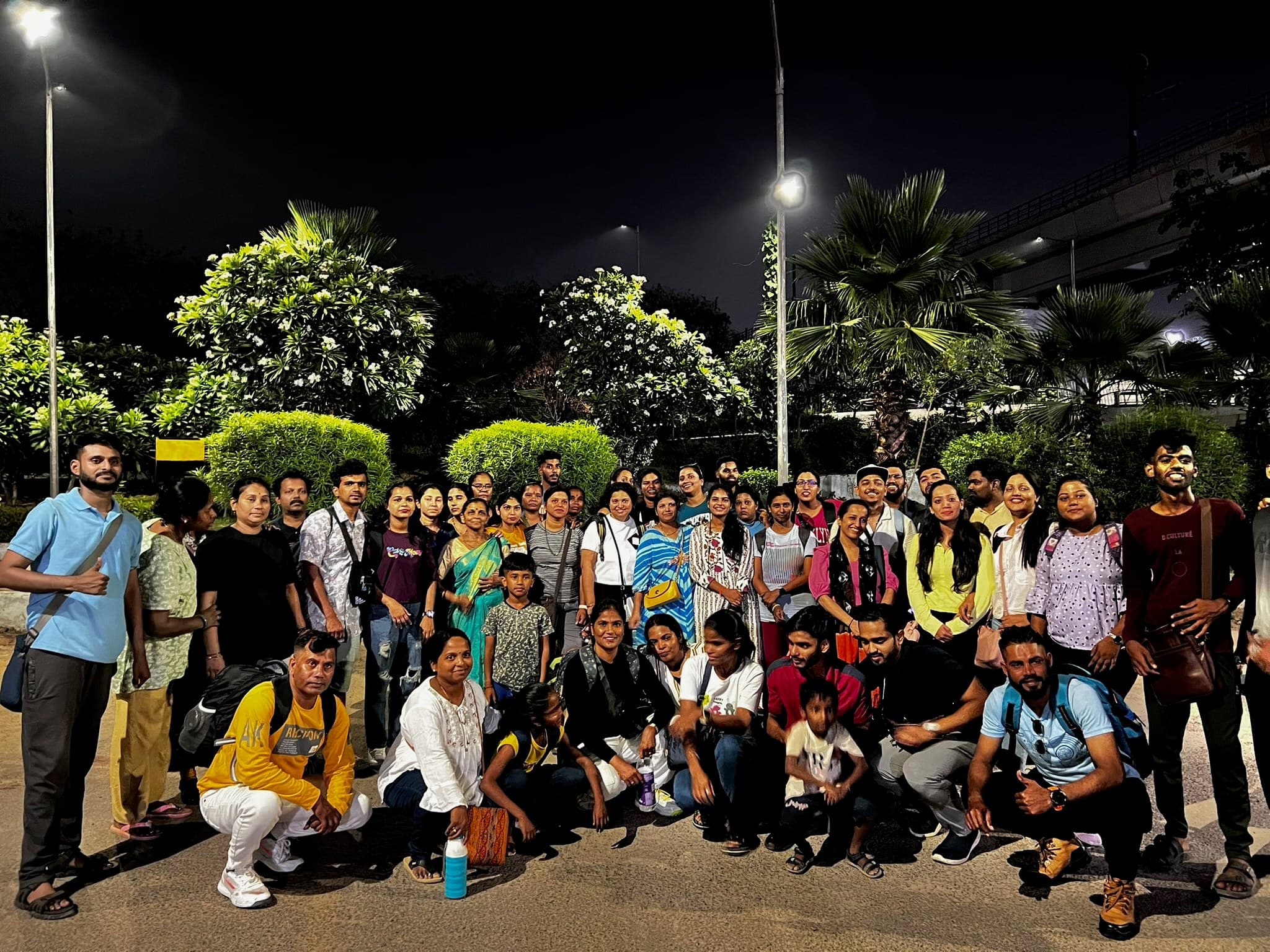 Kashti team at an evening community gathering