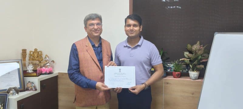 Receiving recognition from a government ministry